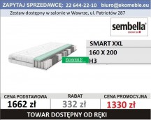 SEMBELLA - SMART XXL MATERAC 160X200 H3